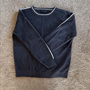 Barefoot Dreams CozyChic Ultra Lite Contrast Stripe Pullover like NEW size Med